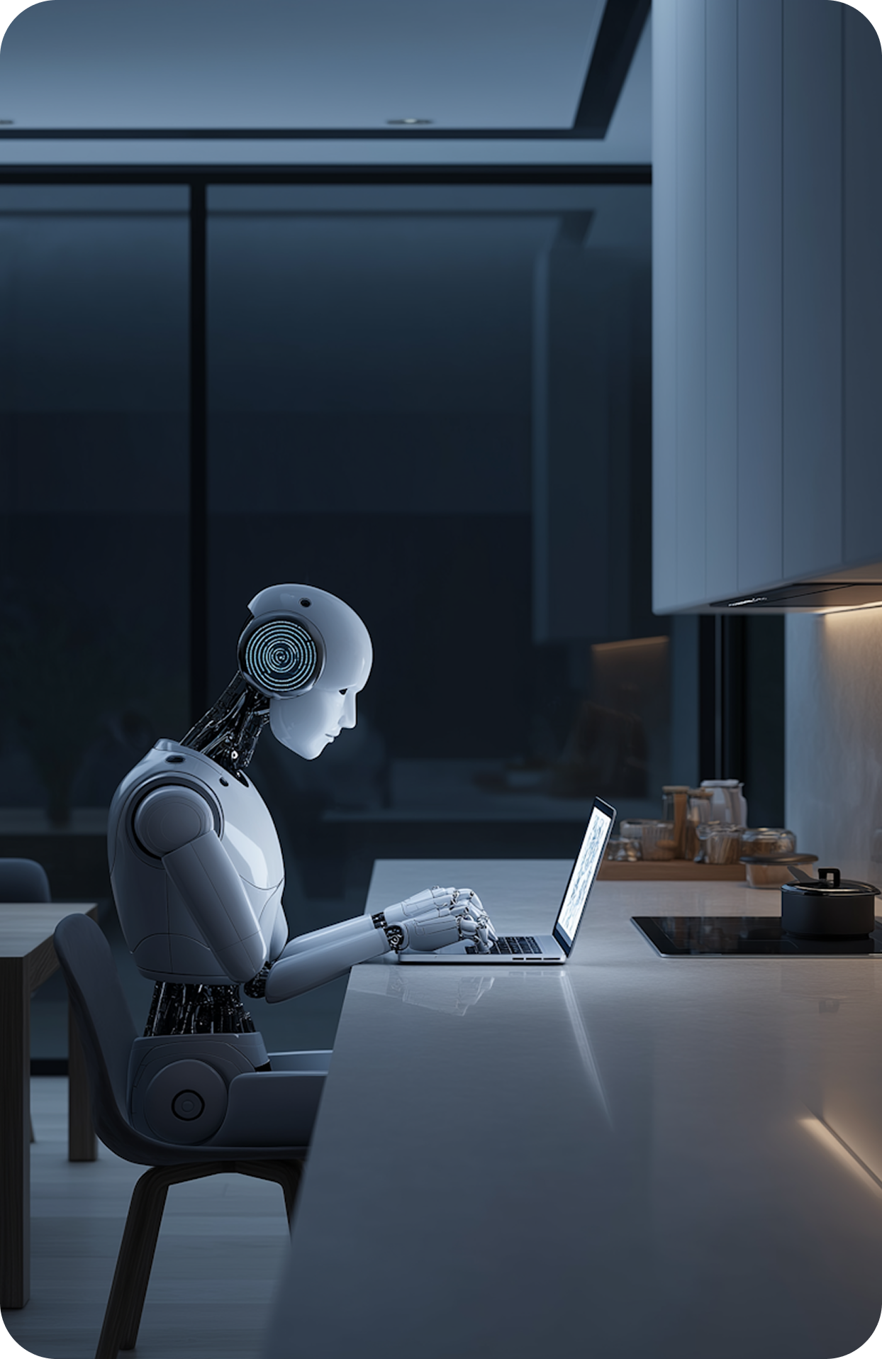 Modern workspace setup